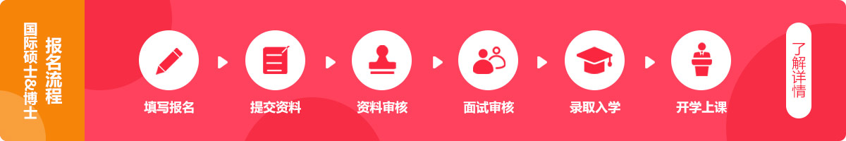国际硕士&博士报名流程